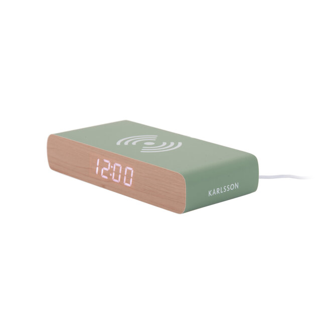 Karlsson Alarmklok Retro Flat jungle groen