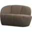 Woood Mojo 2-Zits Bankje Links Boucle Bruin Melange
