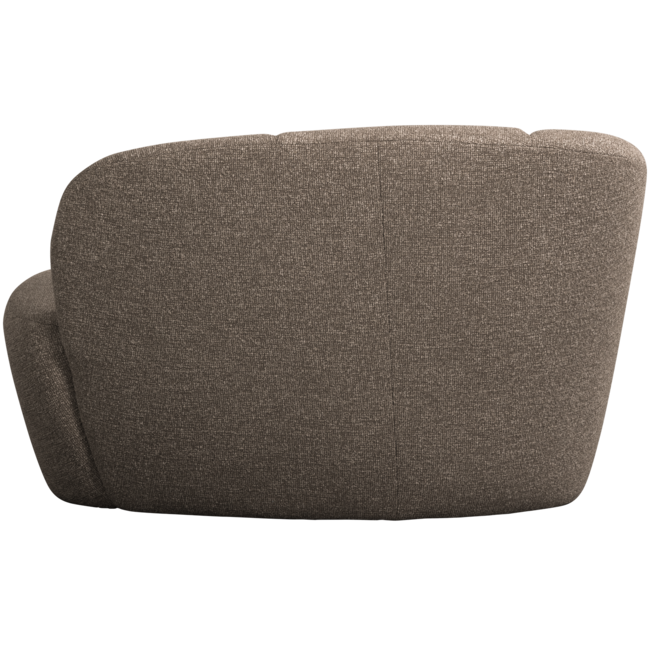Woood Mojo 2-Zits Bankje Links Boucle Bruin Melange