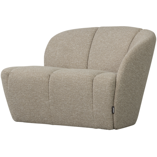 Woood Mojo 2-Zits Bankje Rechts Boucle Beige Melange