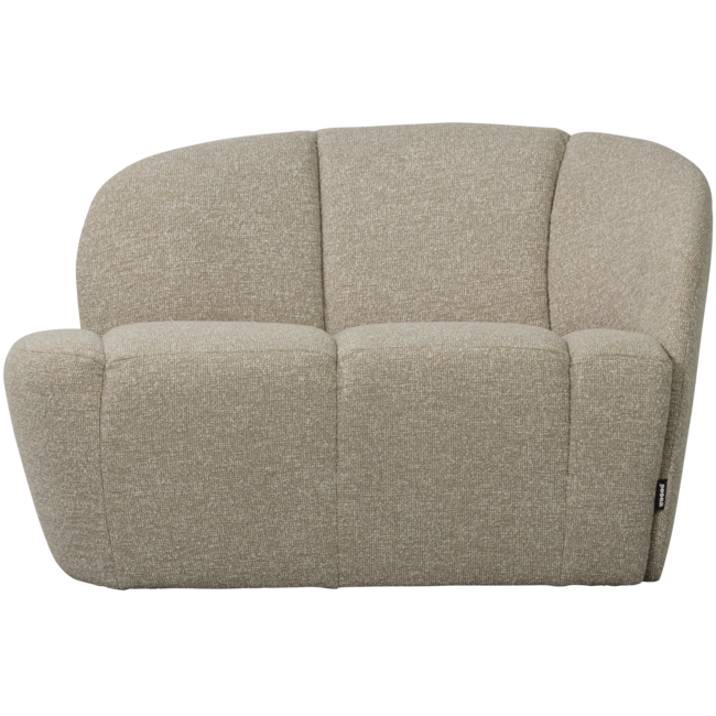 Woood Mojo 2-Zits Bankje Rechts Boucle Beige Melange