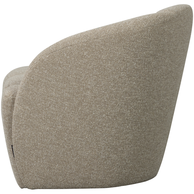 Woood Mojo 2-Zits Bankje Rechts Boucle Beige Melange