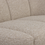 Woood Mojo 2-Zits Bankje Rechts Boucle Beige Melange