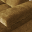 Woood Mojo Chaise Longue Bank Rechts Geweven Ribstof Honinggeel