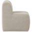 Woood Mojo Eetbankje 84cm Met Rugleuning Boucle Beige Melange