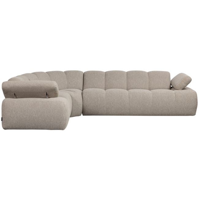 Woood Mojo Hoekbank Links Boucle Beige Melange