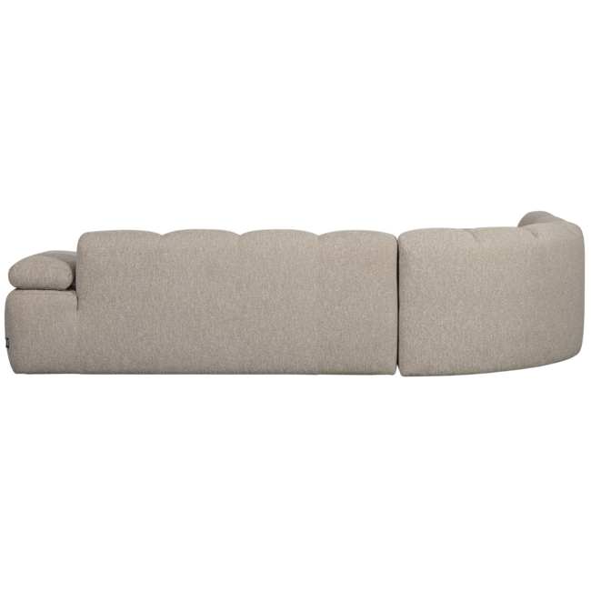 Woood Mojo Hoekbank Links Boucle Beige Melange