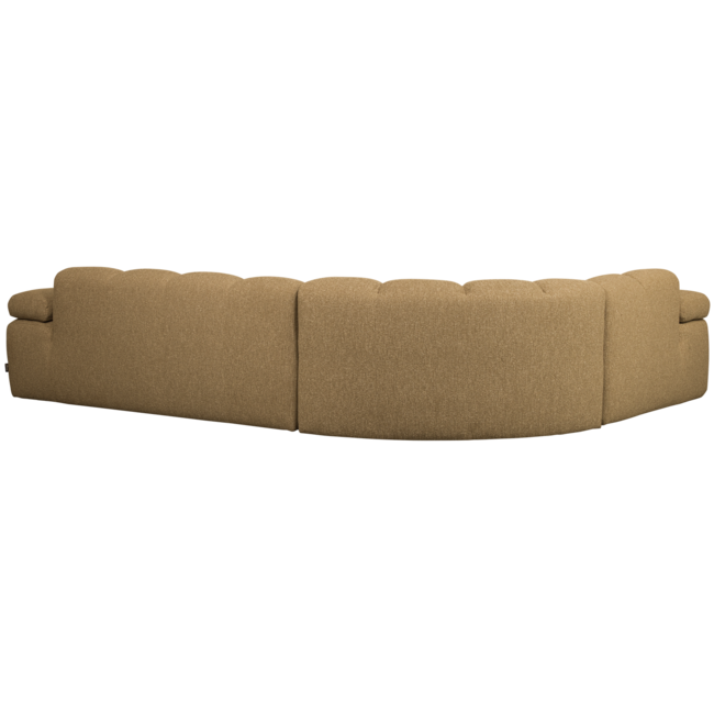 Woood Mojo Hoekbank Links Boucle Geel/Bruin Melange