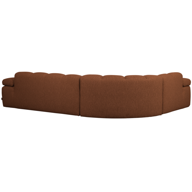 Woood Mojo Hoekbank Links Boucle Roestbruin Melange