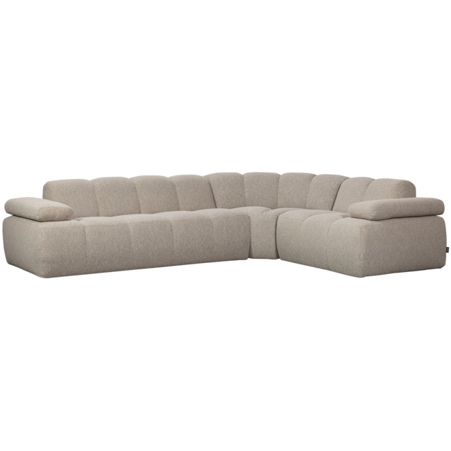 Woood Mojo Hoekbank Rechts Boucle Beige Melange