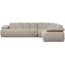 Woood Mojo Hoekbank Rechts Boucle Beige Melange