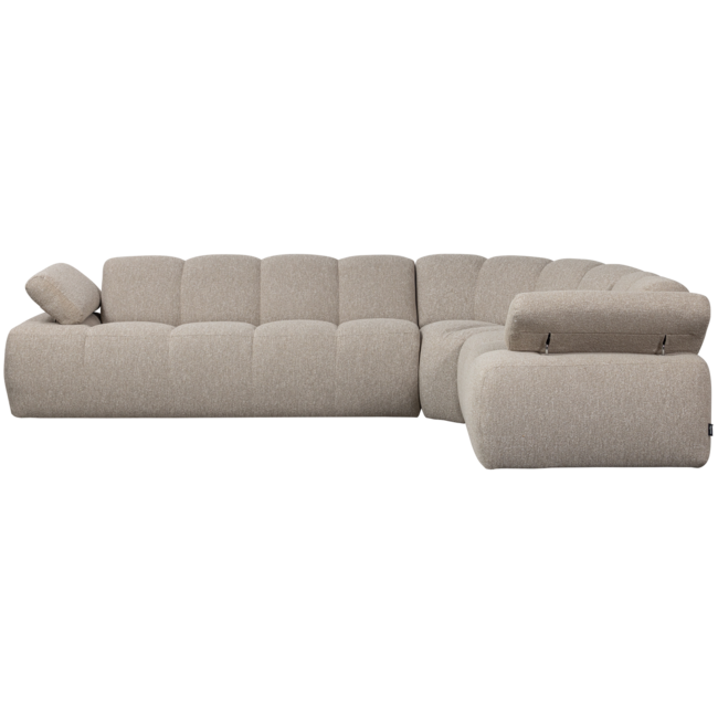 Woood Mojo Hoekbank Rechts Boucle Beige Melange