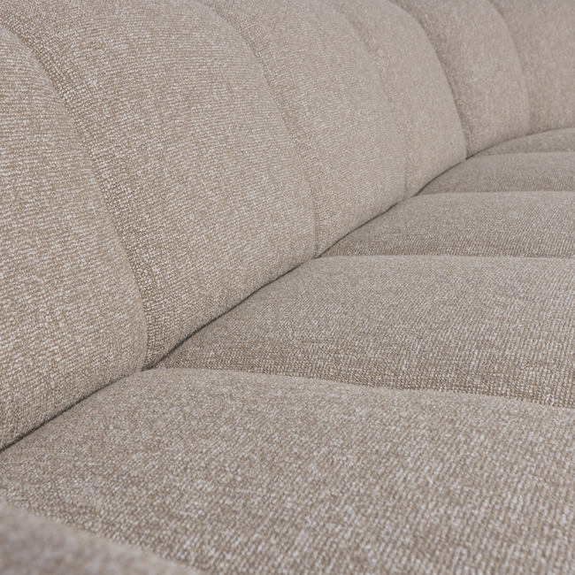 Woood Mojo Hoekbank Rechts Boucle Beige Melange