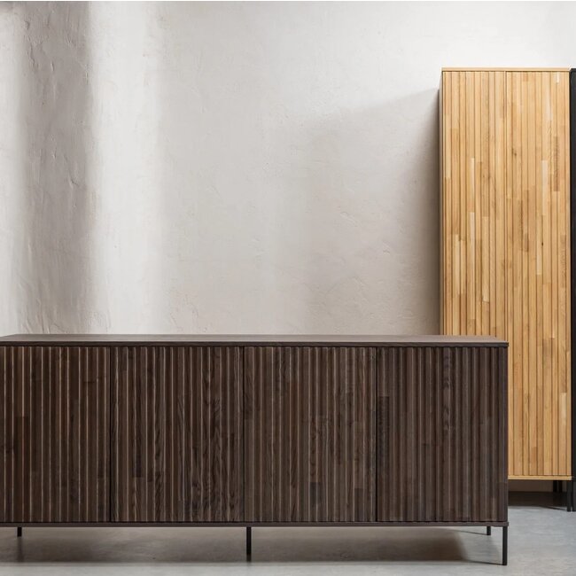 Woood New Gravure Dressoir 200 Cm Espresso