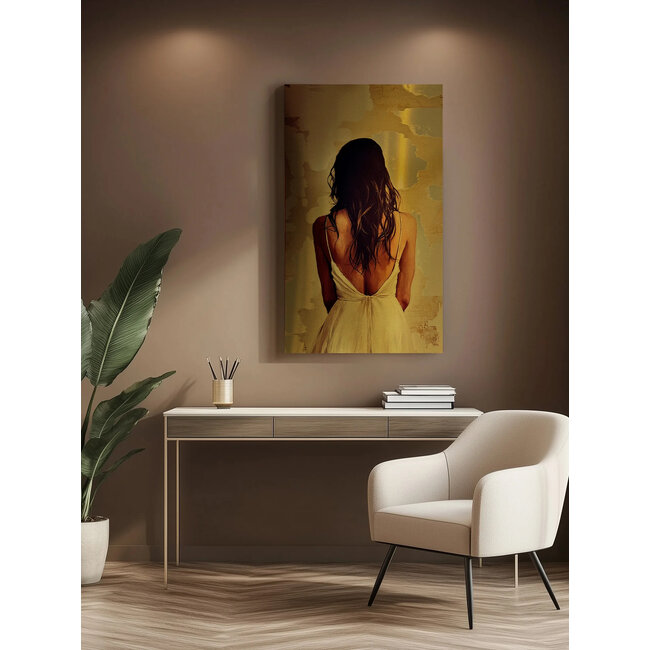 Wandkraft Whispered Grace - Exclusief Wandkraft RVS Portret