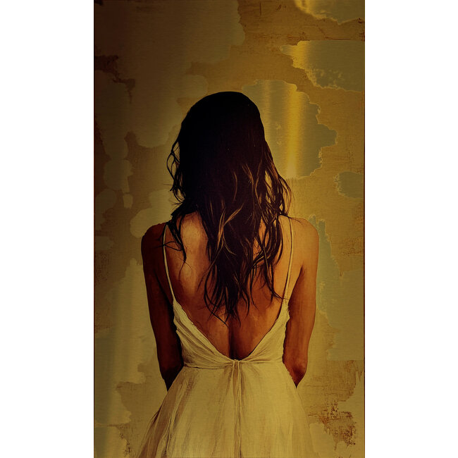 Wandkraft Whispered Grace - Exclusief Wandkraft RVS Portret
