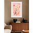 Wandkraft Blossom Whispers - Wanddecoratie met Wilde Bloemen