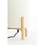 Light en Living Tafellamp Ø22x33 cm LITTO naturel+linnen wit