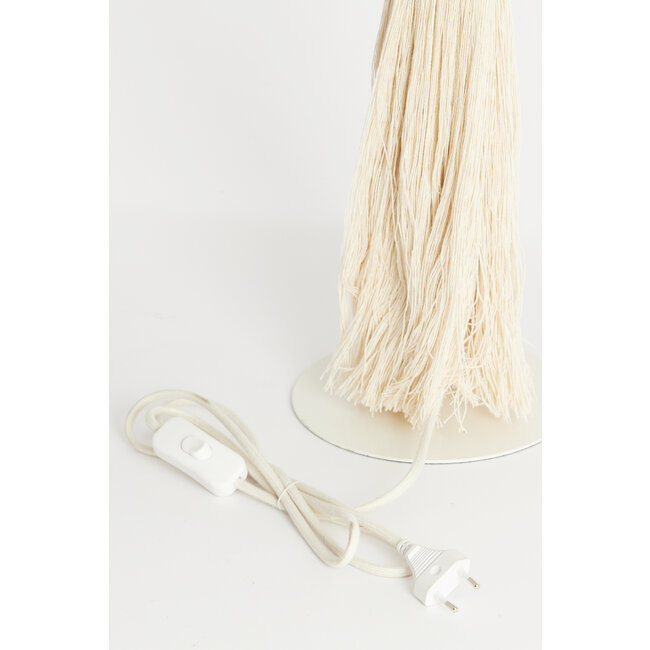 Light en Living Tafellamp Ø31x70 cm ESPINO  crème+naturel