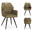 WoonMax Eettafelstoel Puck Zorro - Cognac, Antraciet, Groen, Clay, Zand of Taupe