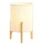 Light en Living Tafellamp Ø22x33 cm LITTO naturel+linnen wit