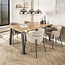 WoonStijl Eetkamerstoel Boucle ronde rug Curva zand