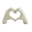 Light en Living Ornament 19x8x11,5 cm HANDS taupe  grijs
