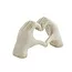 Light en Living Ornament 19x8x11,5 cm HANDS taupe  grijs