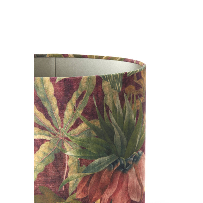 Light en Living Lampenkap ovaal recht smal 45-21-32 cm PASSION paars