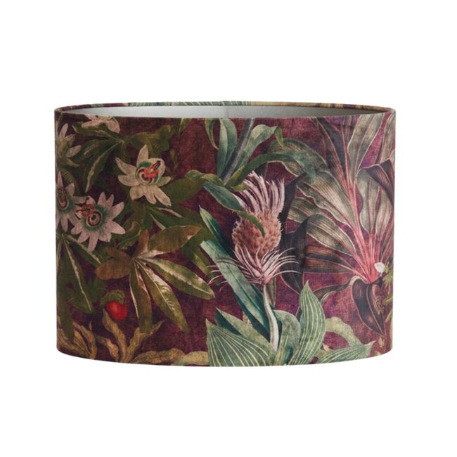 Light en Living Lampenkap ovaal recht smal 45-21-32 cm PASSION paars