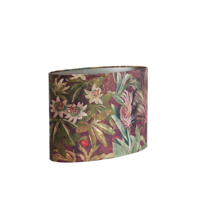Light en Living Lampenkap ovaal recht smal 45-21-32 cm PASSION paars