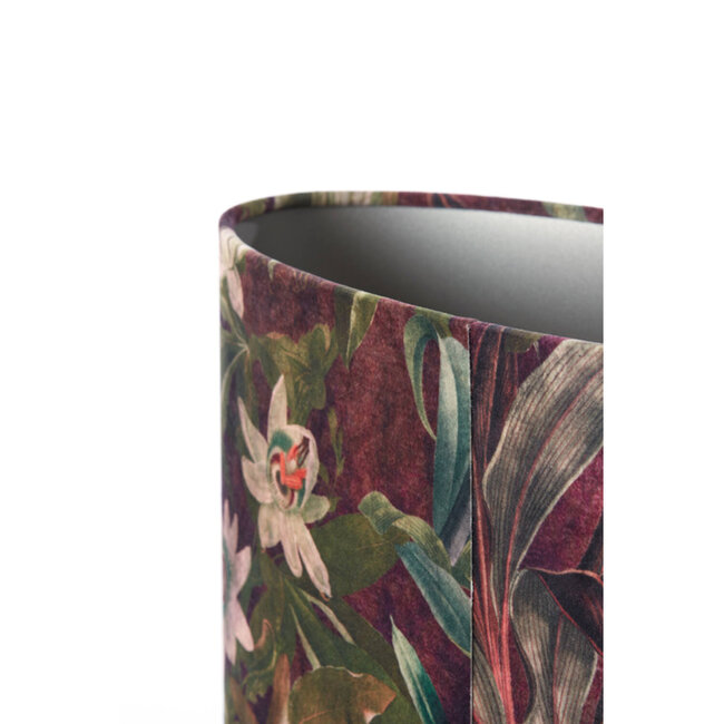 Light en Living Lampenkap ovaal recht smal 45-21-32 cm PASSION paars