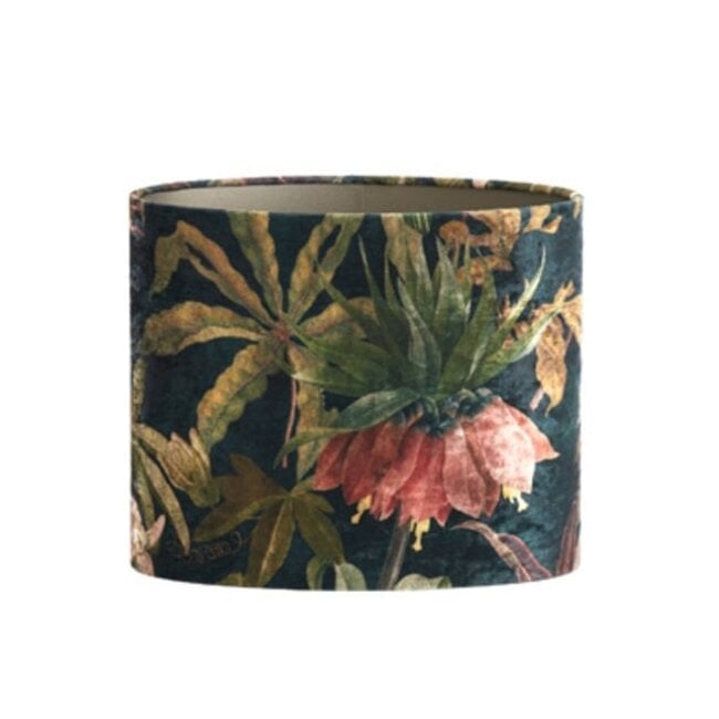 Light en Living Lampenkap ovaal recht smal 30-15-25 cm PASSION glans groen