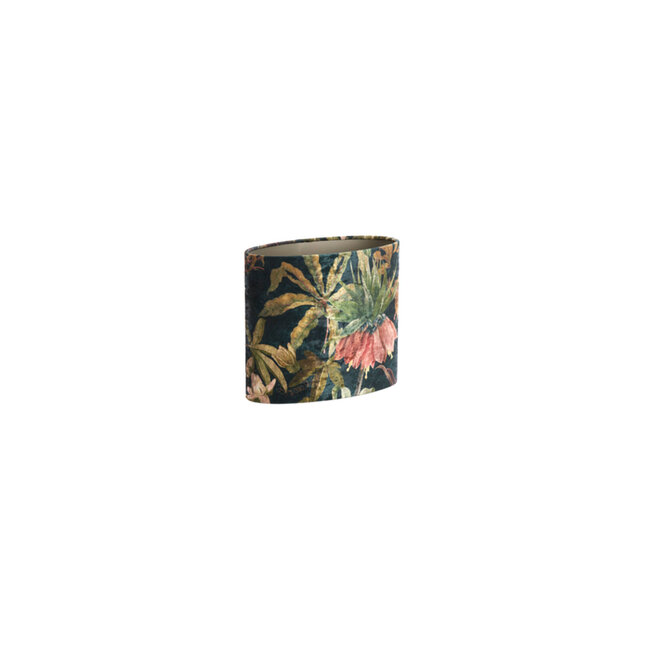 Light en Living Lampenkap ovaal recht smal 30-15-25 cm PASSION glans groen