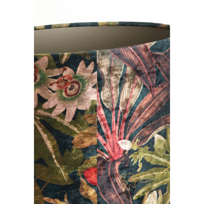 Light en Living Lampenkap ovaal recht smal 45-21-32 cm PASSION glans groen
