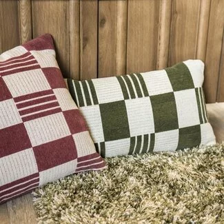 By Boo Kussen Twist 35x55 cm – groen