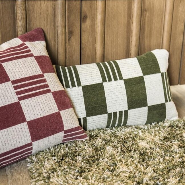 By Boo Kussen Twist 35x55 cm – groen