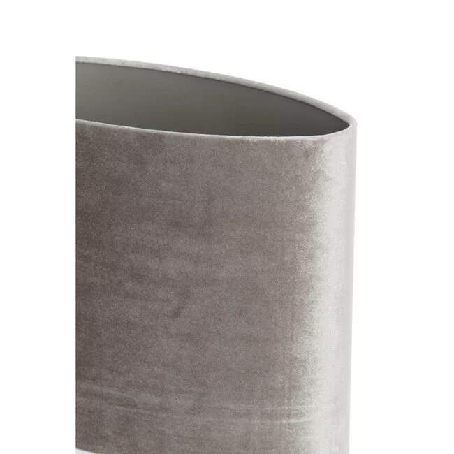 Light en Living Lampenkap ovaal recht smal 30-15-25 cm PALATA taupe