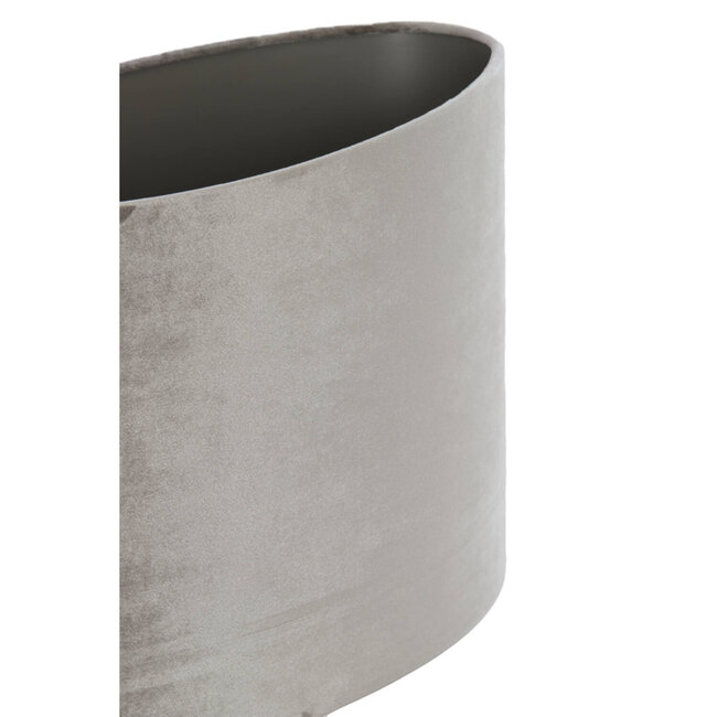 Light en Living Lampenkap ovaal recht smal 38-17,5-19 cm PALATA taupe