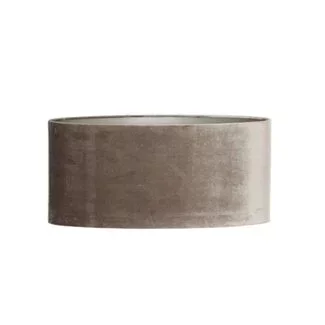 Light en Living Lampenkap ovaal recht smal 38-17,5-19 cm PALATA taupe