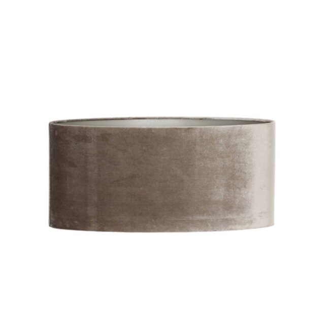 Light en Living Lampenkap ovaal recht smal 38-17,5-19 cm PALATA taupe