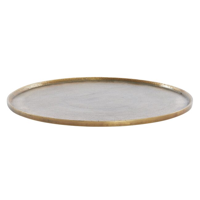 Light en Living Schaal Ø50x1,5 cm MAES antiek brons