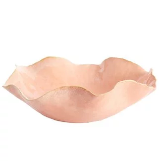 Light en Living Schaal 34x31x11 cm BANDA keramiek roze