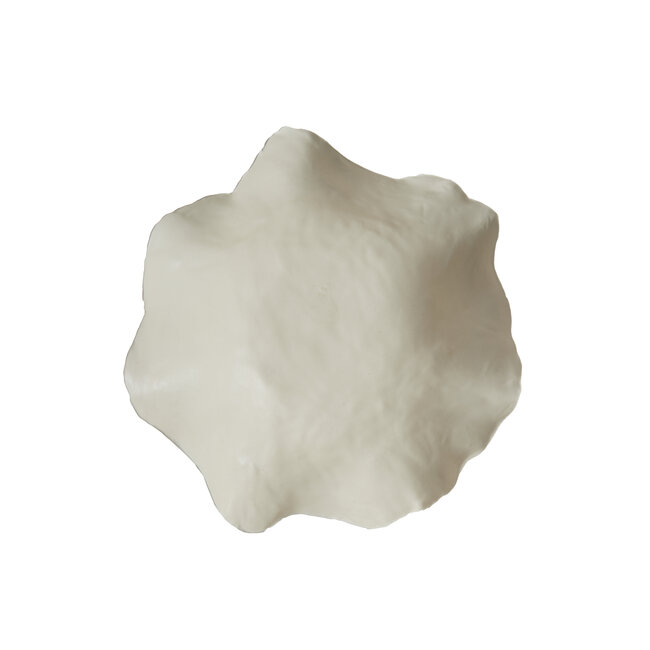 Light en Living Schaal 34x31x11 cm BANDA keramiek crème