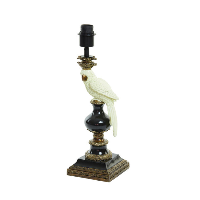 Light en Living Lampvoet 14,5x14,5x46,5 cm NYASA antiek brons-zwart-crème