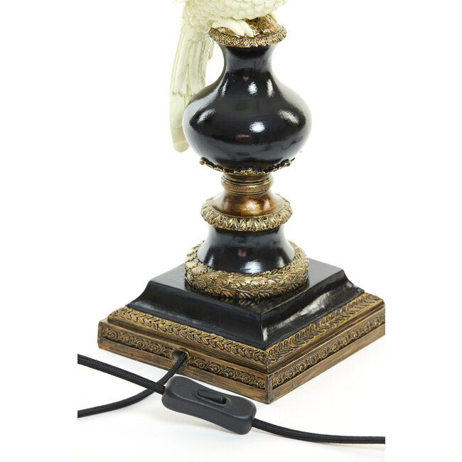 Light en Living Lampvoet 14,5x14,5x46,5 cm NYASA antiek brons-zwart-crème