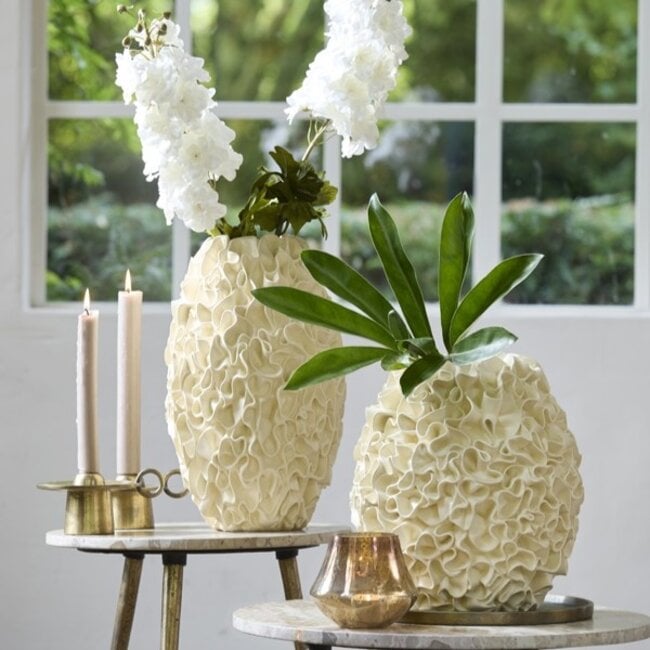 Light en Living Vaas deco Ø28x29 cm AGELLO crème