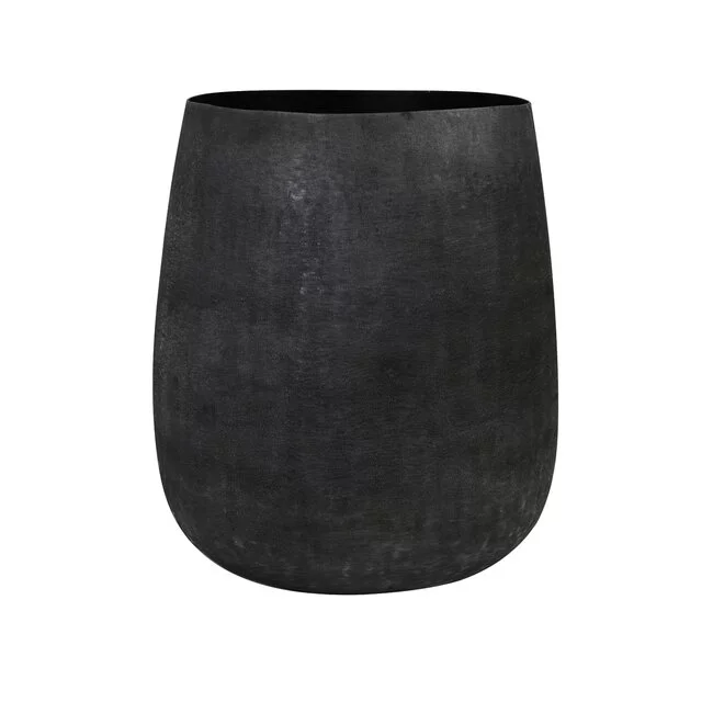 Light en Living Pot deco Ø39x42 cm GENOLI mat zwart