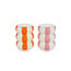 Balvi Peper en Zoutstel stel Floats oranje/roze ceramic