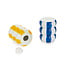 Balvi Peper en Zoutstel stel Floats geel/blauw ceramic